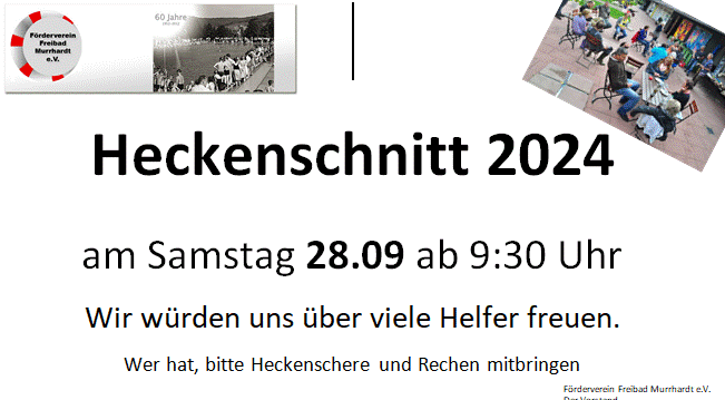 Heckenschnitt 28.09.2024